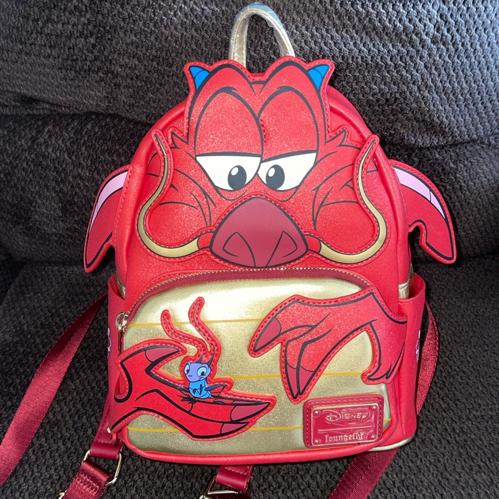 Loungefly Mulan 25th Anniversary Mushu (USED BUT IN GREAT CONDITION)